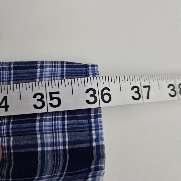Ralph Lauren Mens Button Down Navy Plaid Shirt Sz 3XLT - Picture 11 of 11